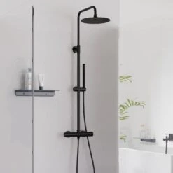 Schütte AQUADUCT Überkopf-Brauseset Mit Thermostatarmatur