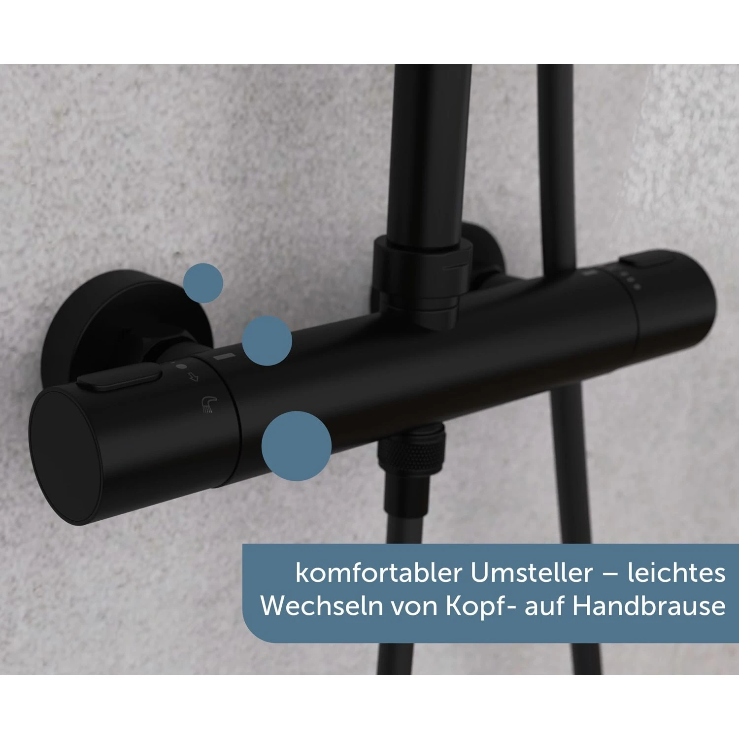 Schütte AQUADUCT Überkopf-Brauseset Mit Thermostatarmatur 3 Schütte AQUADUCT Überkopf-Brauseset Mit Thermostatarmatur – Bild 3