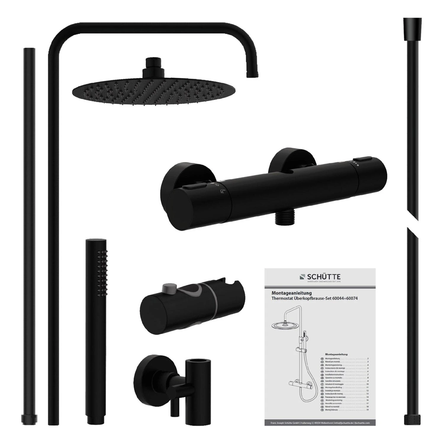 Schütte AQUADUCT Überkopf-Brauseset Mit Thermostatarmatur 10 Schütte AQUADUCT Überkopf-Brauseset Mit Thermostatarmatur – Bild 10