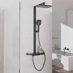 Schütte HAWAII Überkopfbrause-Set, Mit Thermostatarmatur