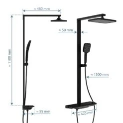 Schütte HAWAII Überkopfbrause-Set, Mit Thermostatarmatur 16 Schütte HAWAII Überkopfbrause-Set, Mit Thermostatarmatur -Hansgrohe Verkäufe schuette duschsysteme hawaii ueberkopfbrause set mit 13993502
