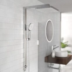 Schütte LA PALMA Überkopfbrause-Set, Ohne Armatur