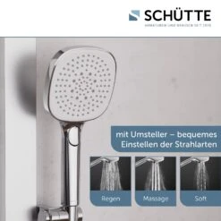 Schütte LA PALMA Überkopfbrause-Set, Ohne Armatur -Hansgrohe Verkäufe schuette duschsysteme la palma ueberkopfbrause set 13978795