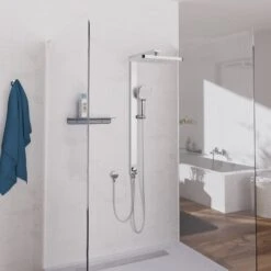 Schütte LA PALMA Überkopfbrause-Set, Ohne Armatur -Hansgrohe Verkäufe schuette duschsysteme la palma ueberkopfbrause set 13979081
