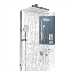 Schütte LA PALMA Überkopfbrause-Set, Ohne Armatur -Hansgrohe Verkäufe schuette duschsysteme la palma ueberkopfbrause set 13979435