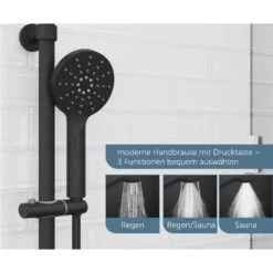 Schütte MADURA FRESH Regendusche Mit Thermostat Duscharmatur, Handbrause Mit 3 Funktionen -Hansgrohe Verkäufe schuette duschsysteme madura fresh regendusche mit 12499190