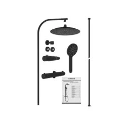 Schütte MADURA FRESH Regendusche Mit Thermostat Duscharmatur, Handbrause Mit 3 Funktionen -Hansgrohe Verkäufe schuette duschsysteme madura fresh regendusche mit 12499201