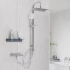 Schütte MALLORCA Duschsystem Mit Kopfbrause Und Handbrause, Ohne Armatur -Hansgrohe Verkäufe schuette duschsysteme mallorca mit kopfbrause und 12499063