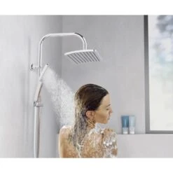 Schütte MALLORCA Duschsystem Mit Kopfbrause Und Handbrause, Ohne Armatur -Hansgrohe Verkäufe schuette duschsysteme mallorca mit kopfbrause und 12499206