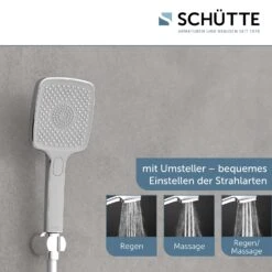 Schütte HAWAII Handbrause Eckig Mit 3 Strahlarten 10 Schütte HAWAII Handbrause Eckig Mit 3 Strahlarten -Hansgrohe Verkäufe schuette wannen und duscharmaturen hawaii handbrause 13978758