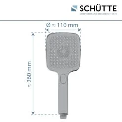 Schütte HAWAII Handbrause Eckig Mit 3 Strahlarten 12 Schütte HAWAII Handbrause Eckig Mit 3 Strahlarten -Hansgrohe Verkäufe schuette wannen und duscharmaturen hawaii handbrause 13978861