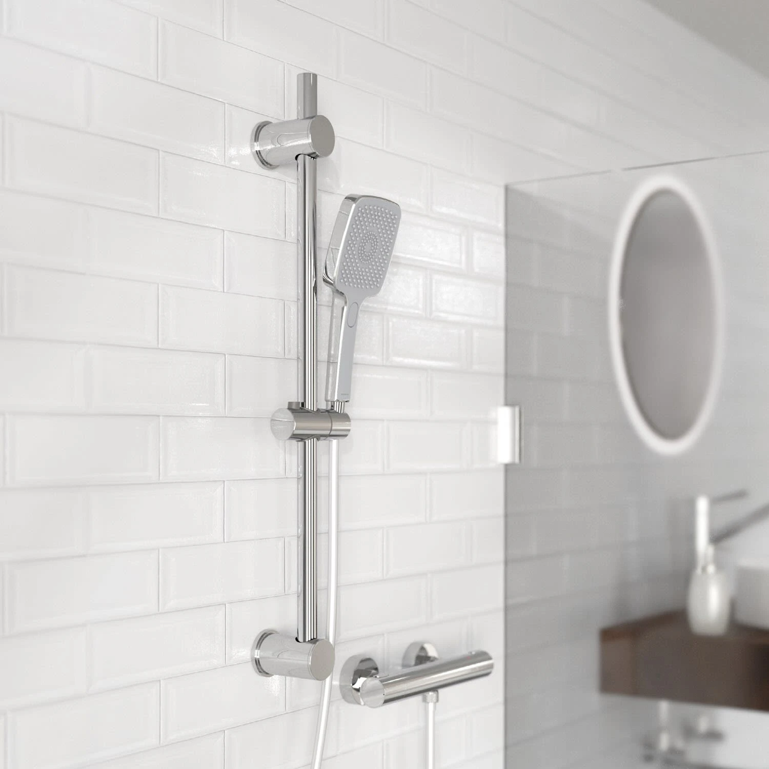 Schütte HAWAII Handbrause Eckig Mit 3 Strahlarten 7 Schütte HAWAII Handbrause Eckig Mit 3 Strahlarten – Bild 7