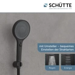 Schütte IBIZA Handbrause Rund Mit 2 Strahlarten -Hansgrohe Verkäufe schuette wannen und duscharmaturen ibiza handbrause 13978762