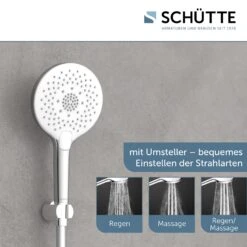 Schütte SUMATRA Handbrause Rund Mit 3 Strahlarten -Hansgrohe Verkäufe schuette wannen und duscharmaturen sumatra handbrause 13978760