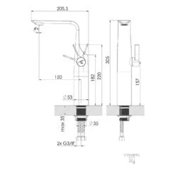 Steinberg Serie 290 Waschtisch-Einhebelmischer, Ohne Ablaufgarnitur -Hansgrohe Verkäufe steinberg serie 290 waschtisch einhebelmischer ohne 13958789