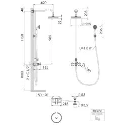 Steinberg Serie 350 Brauseset, Komplett Mit Thermostatarmatur, Mit Regenbrause Und Handbrause -Hansgrohe Verkäufe steinberg serie 350 brauseset komplett mit 9177615