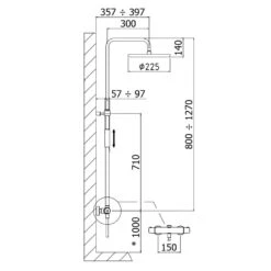 Steinkamp Living Thermostat Duschsystem AP Mit Kopfbrause Ø 22,5 Cm Und Stabhandbrause, Höhenverstellbar 7 Steinkamp Living Thermostat Duschsystem AP Mit Kopfbrause Ø 22,5 Cm Und Stabhandbrause, Höhenverstellbar -Hansgrohe Verkäufe steinkamp badarmaturen shower column dusche duschsysteme 5346353