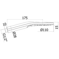 Steinkamp Handbrause 2 Ø 11 Cm Rund -Hansgrohe Verkäufe steinkamp badarmaturen zubehoer dm110mm handbrause rund 5985463