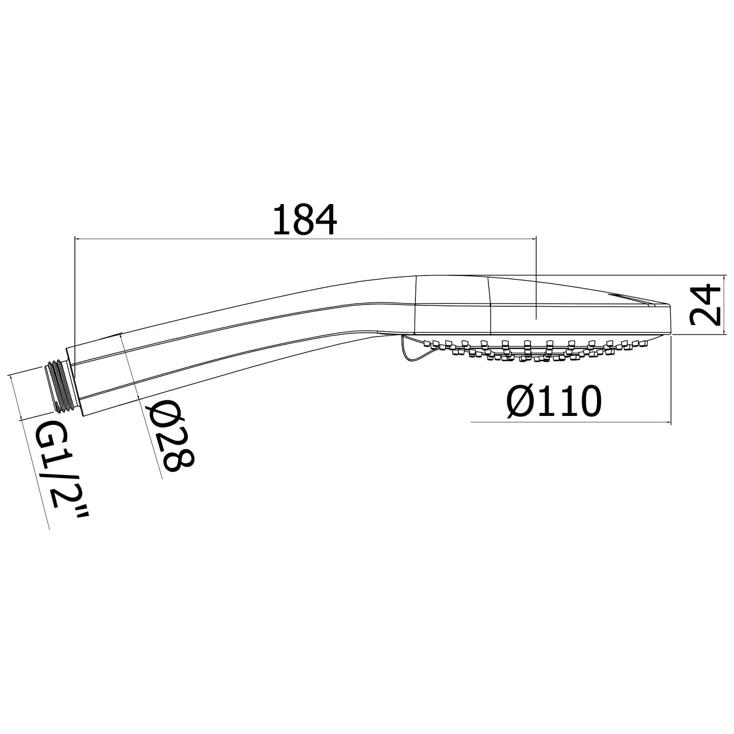 Steinkamp Handbrause 3 Ø 11 Cm Rund 2 Steinkamp Handbrause 3 Ø 11 Cm Rund – Bild 2