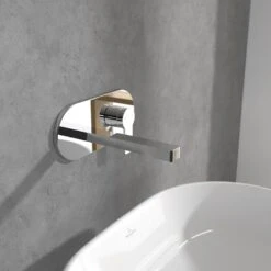 Villeroy & Boch Architectura Einhebel-Waschtischarmatur Mit Push-Open-Ablaufgarnitur