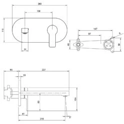 Villeroy & Boch Architectura Einhebel-Waschtischarmatur Mit Push-Open-Ablaufgarnitur -Hansgrohe Verkäufe villeroy boch alle kollektionen architectura armaturen 12109086