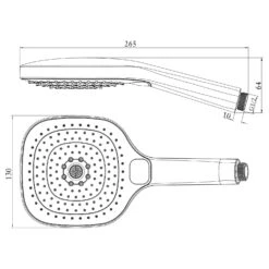 Villeroy & Boch Infinity Showers Handbrause Eckig -Hansgrohe Verkäufe villeroy boch alle kollektionen infinity showers 13692986
