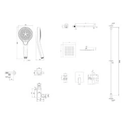 Villeroy & Boch Taro Duschsystem Mit Brausehalter, Handbrause Und UP-Einhebel-Armatur -Hansgrohe Verkäufe villeroy boch alle kollektionen taro armaturen 13800850