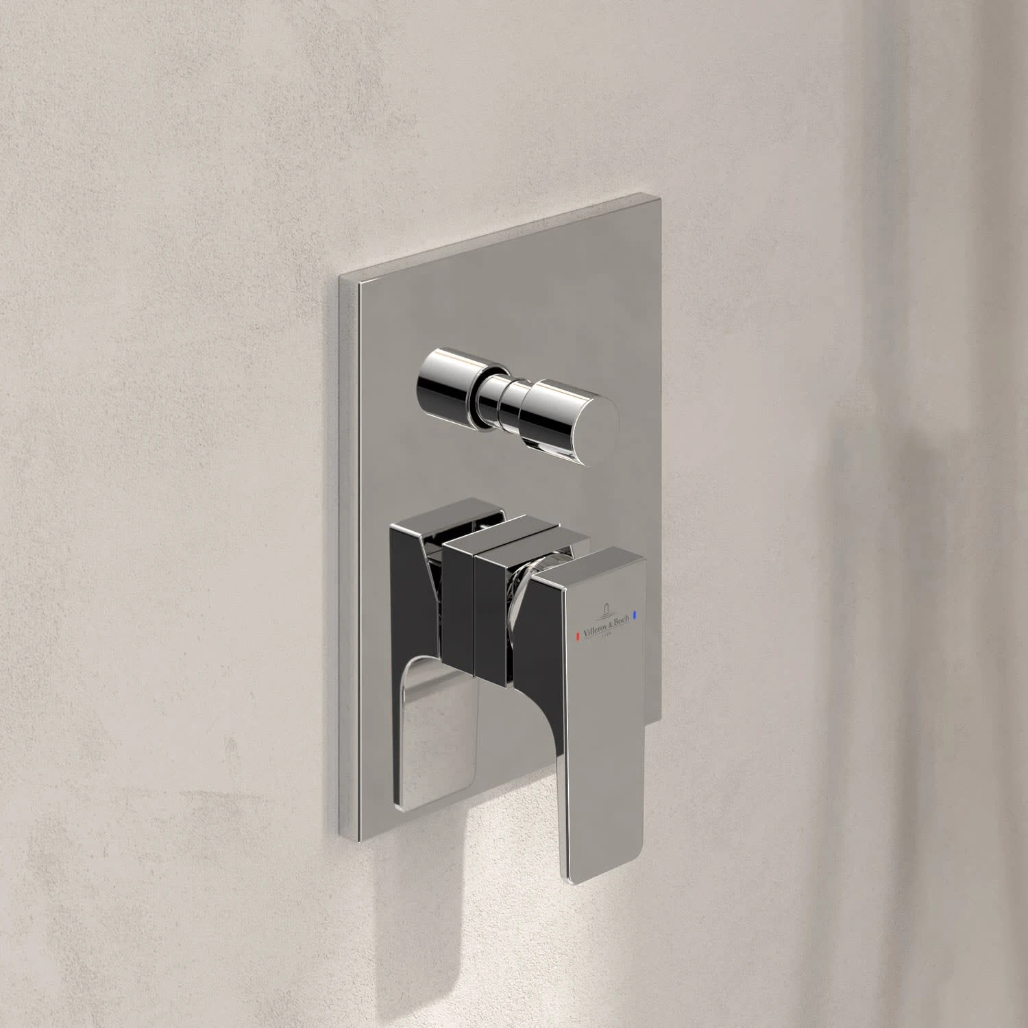 Villeroy & Boch Taro Duschsystem Mit Brausestange, Kopfbrause Und UP-Einhebel-Armatur 2 Villeroy & Boch Taro Duschsystem Mit Brausestange, Kopfbrause Und UP-Einhebel-Armatur – Bild 2