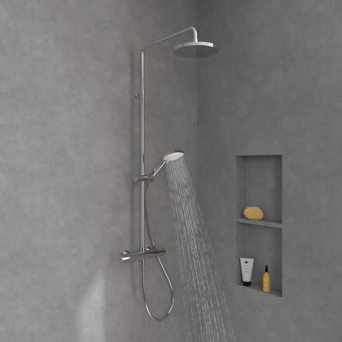 Villeroy & Boch Universal Showers Duschsystem Mit Drei Funktionen Für Wandmontage 10 Villeroy & Boch Universal Showers Duschsystem Mit Drei Funktionen Für Wandmontage – Bild 10