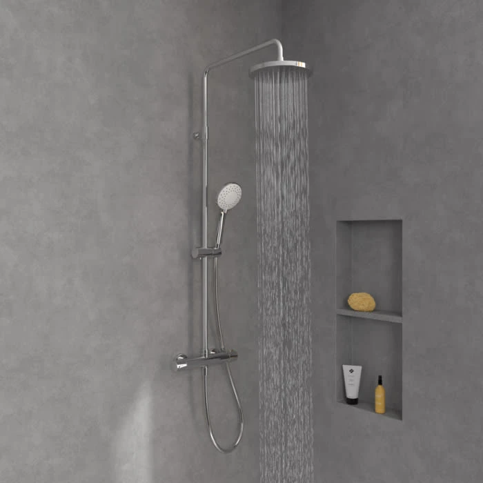 Villeroy & Boch Universal Showers Duschsystem Mit Drei Funktionen Für Wandmontage 12 Villeroy & Boch Universal Showers Duschsystem Mit Drei Funktionen Für Wandmontage – Bild 12