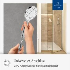 Villeroy & Boch Universal Showers Handbrause Mit Drei Strahlarten, Rund -Hansgrohe Verkäufe villeroy boch alle kollektionen universal showers 14008129