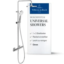 Villeroy & Boch Universal Showers Duschsystem Mit Drei Funktionen Für Wandmontage 15 Villeroy & Boch Universal Showers Duschsystem Mit Drei Funktionen Für Wandmontage -Hansgrohe Verkäufe villeroy boch alle kollektionen universal showers 14008216