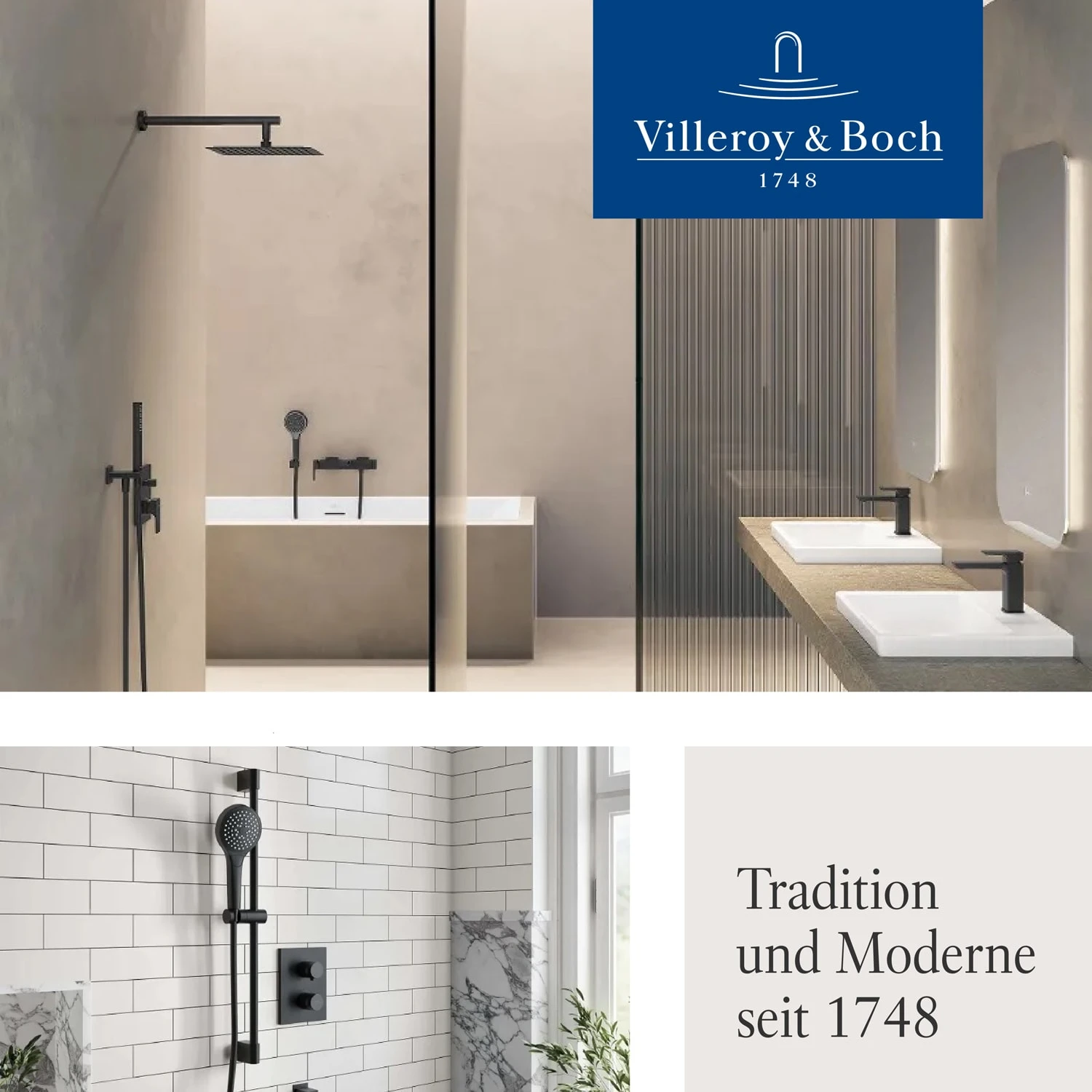 Villeroy & Boch Universal Showers Duschsystem Mit Drei Funktionen Für Wandmontage 13 Villeroy & Boch Universal Showers Duschsystem Mit Drei Funktionen Für Wandmontage – Bild 13
